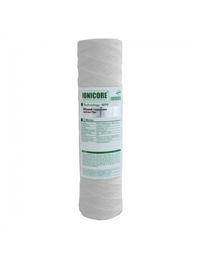 Ionicore Cartridge Wrapped Polypropylene 9-3/4" - 50 Micron (50)